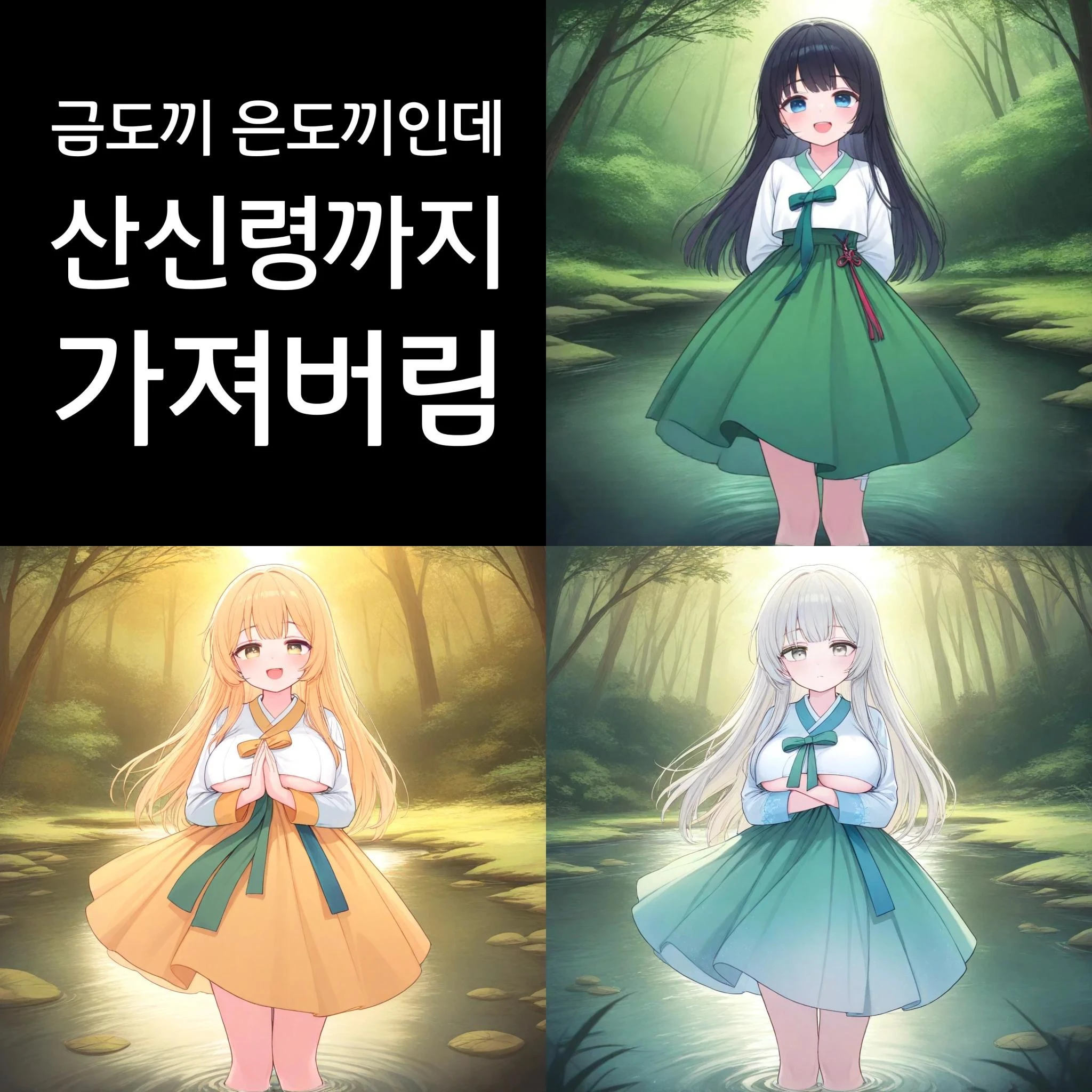 금도끼 은도끼인데 산신령까지 가져버림