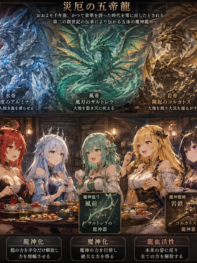 R12의 五帝龍姉妹の日常