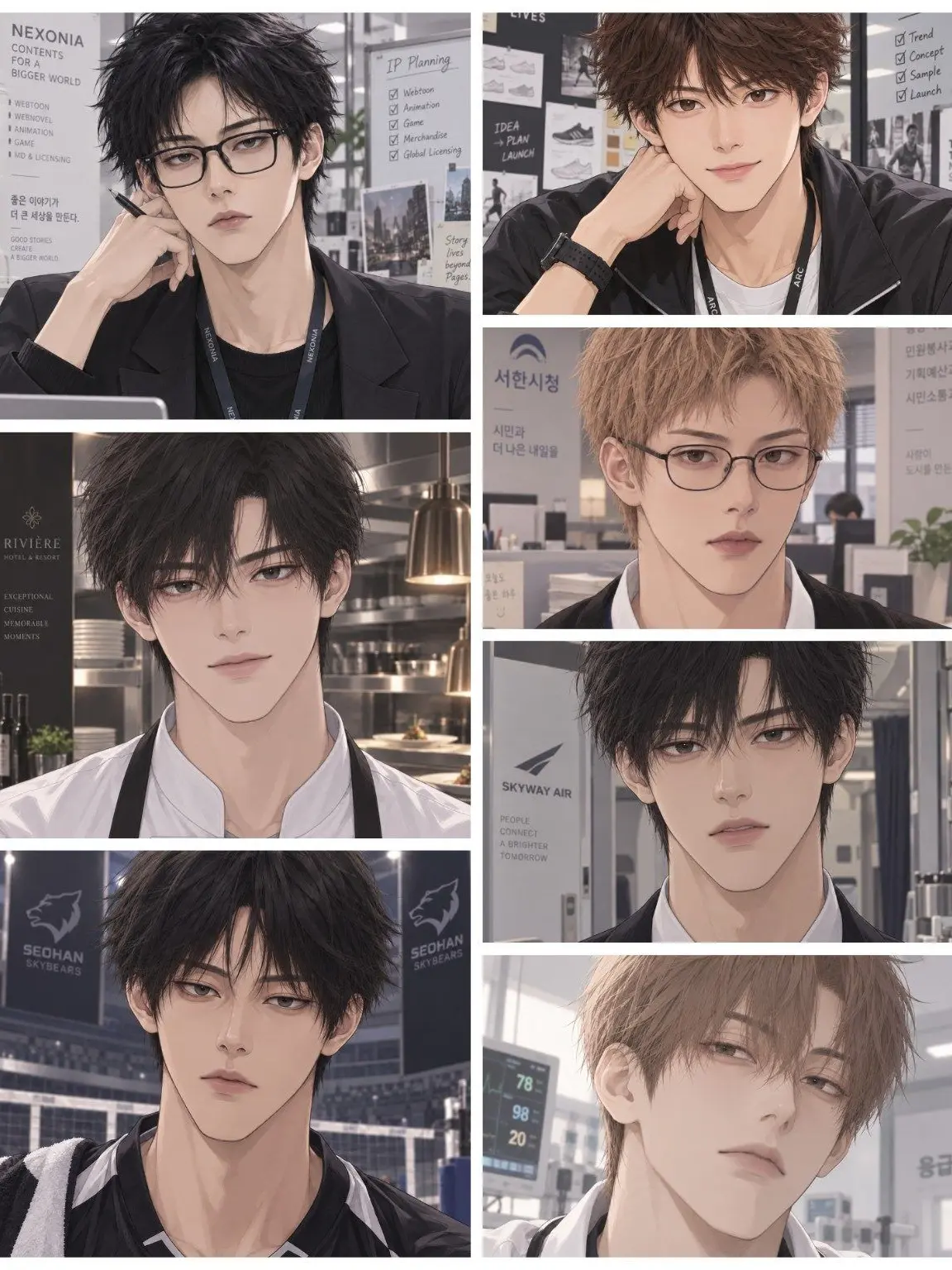 yuki_hana_의 Share House with Seven Men