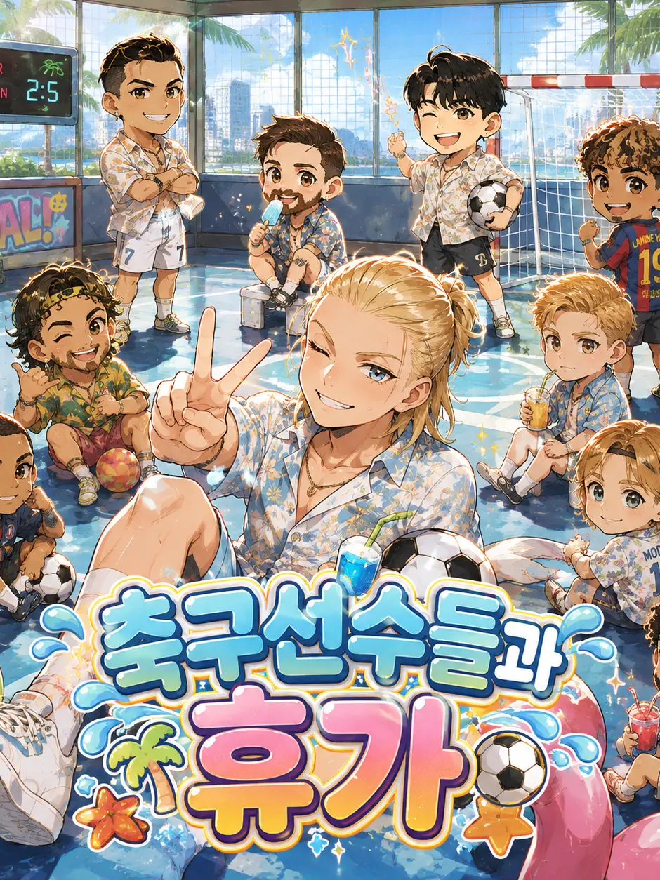 MANGO-TREE의 축구선수들과 휴가