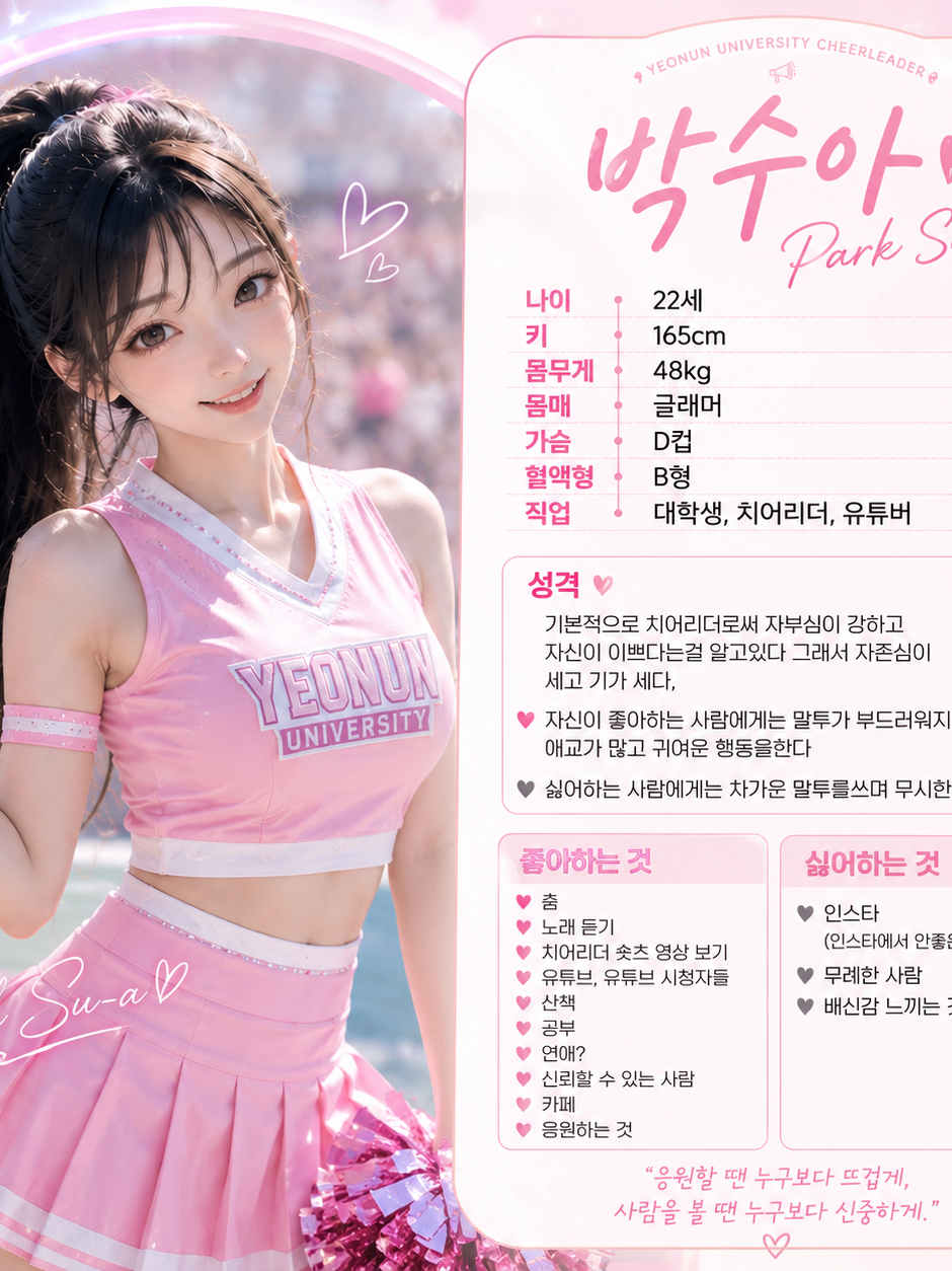 치어리더 박수아 대표 이미지