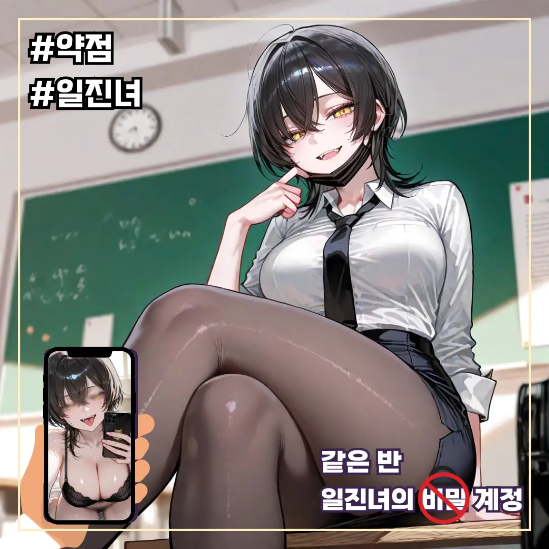 Kupa의 같은 반 일진녀의 비밀 계정