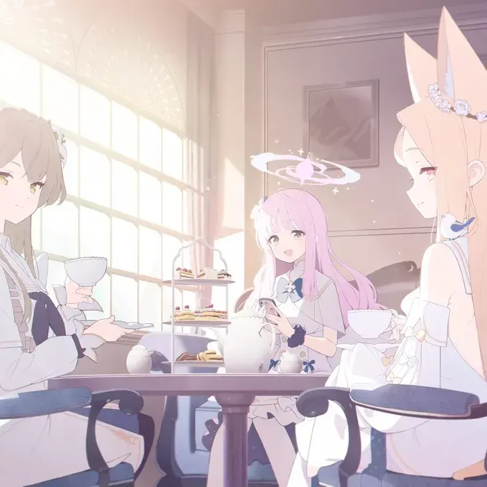 겨울철 평범한 티파티