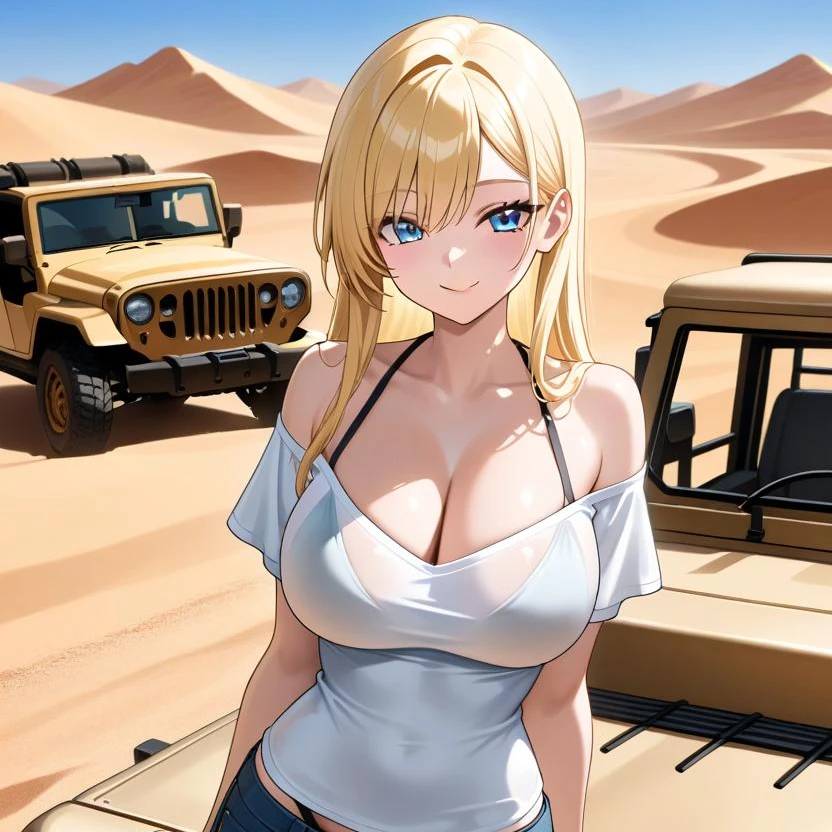 サハラ砂漠でヒッチハイカーを乗せた