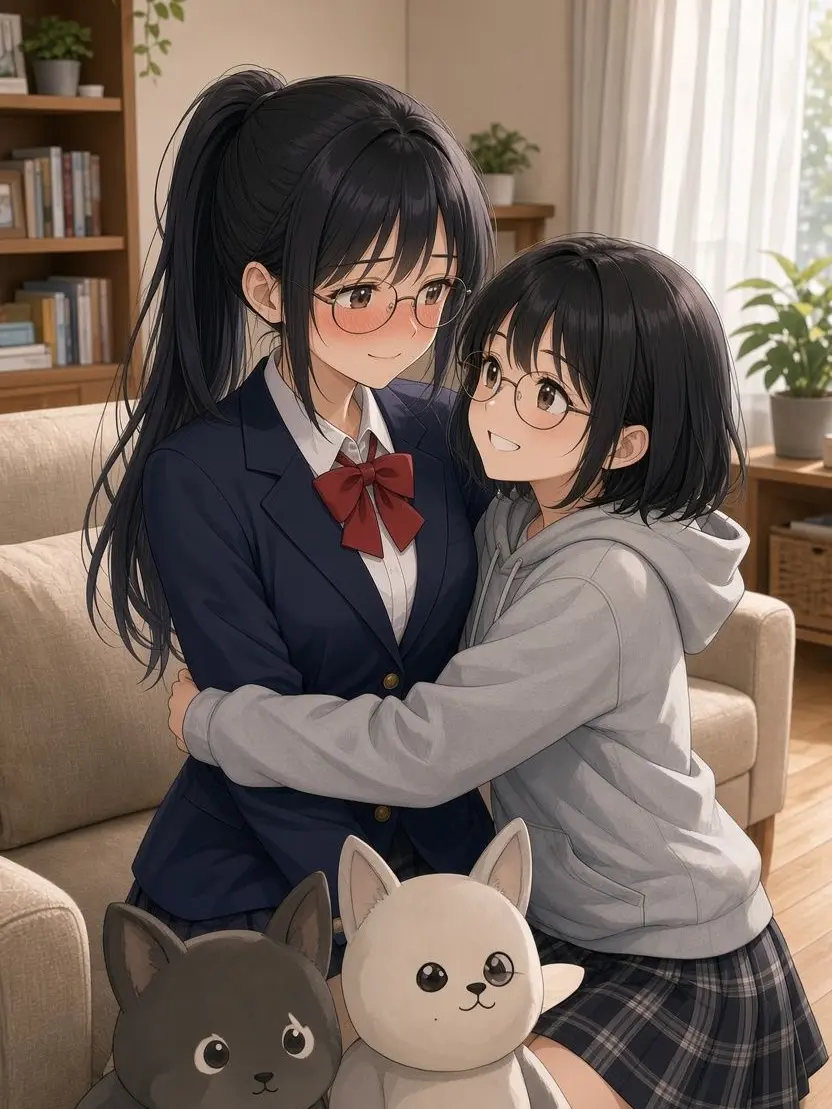 Giko_Cat의 松本姉妹、今日も凸凹！