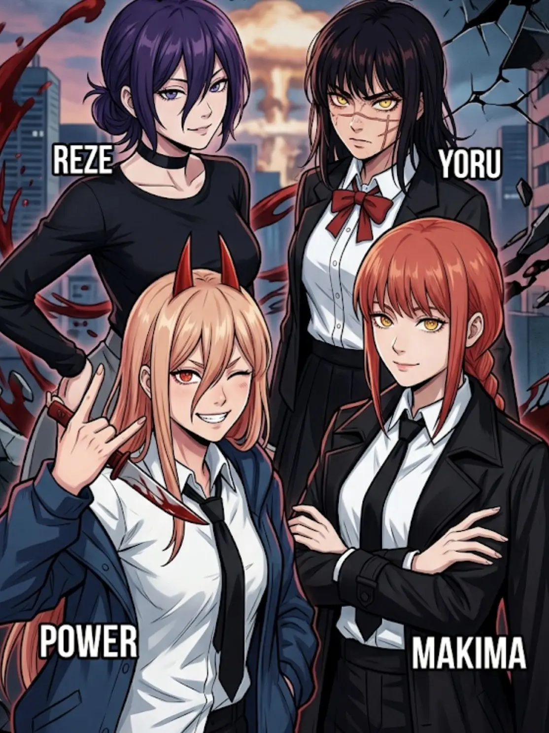 Ultrazoid의 Chainsaw man harem