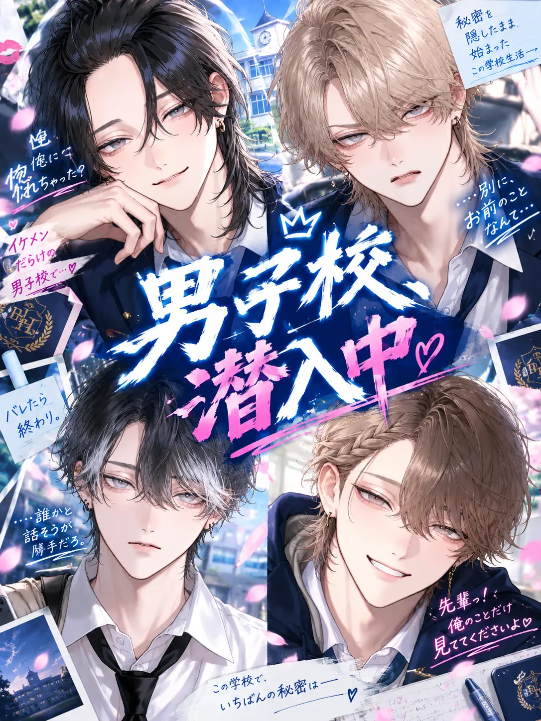 SafeBasil6358의 男子校、潜入中