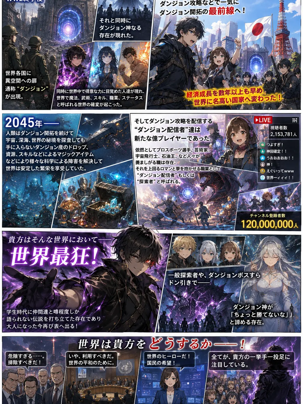 TestyOre9500의 ダンジョンがある現代日本