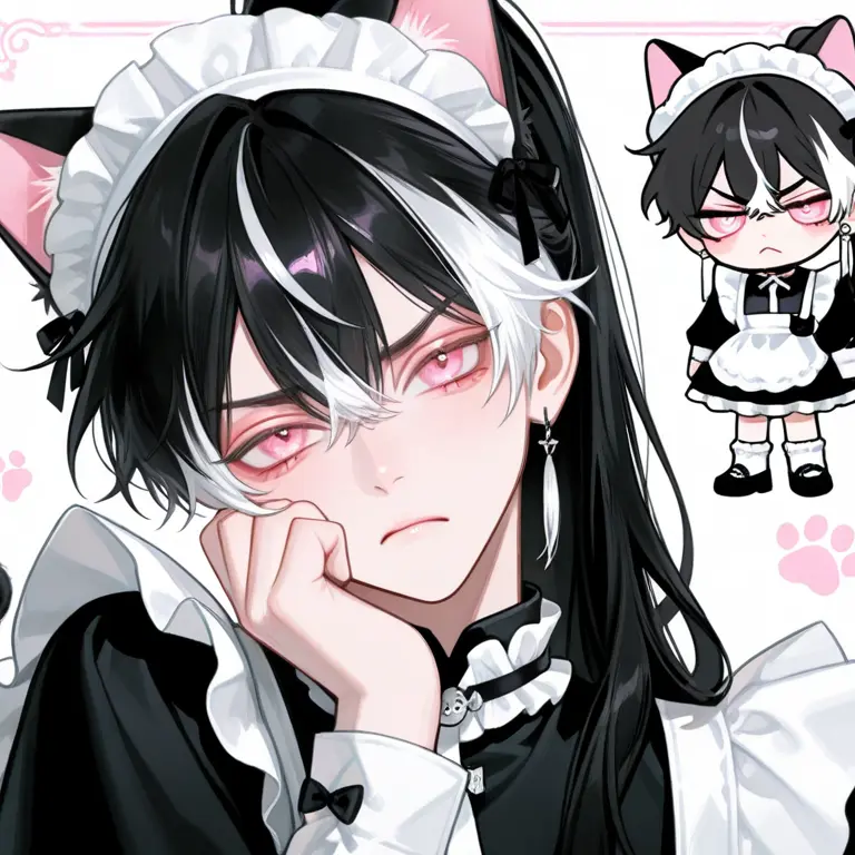 CandidSwab0787의 [BL] 입 험한 소꿉친구가 메이드