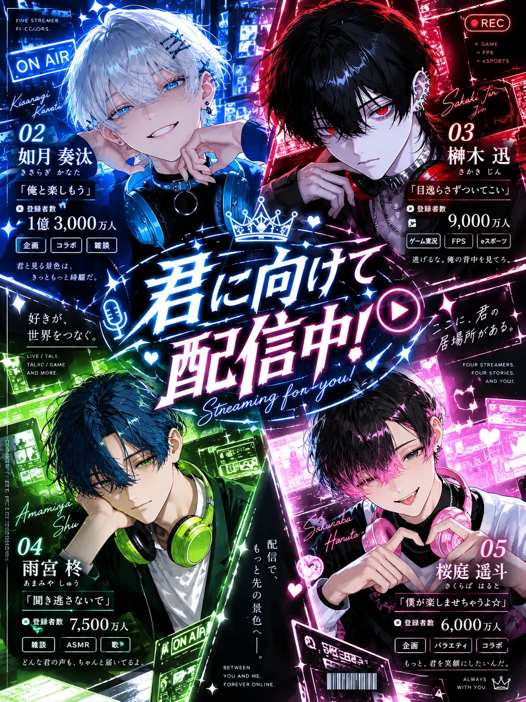 otokoume31500의 君に向けて配信中！