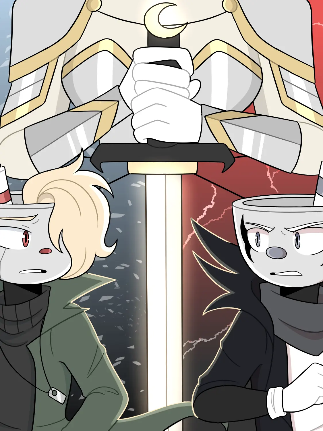 Dawolfyrussian의 Cuphead vampires bane au