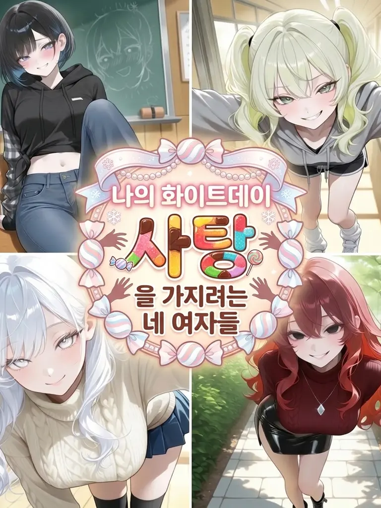 _JiNu의 나의 사탕을 가지려는 네 여자들