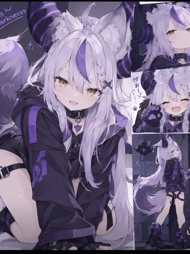 Laplus의 ホロメンが獣人化してもうた