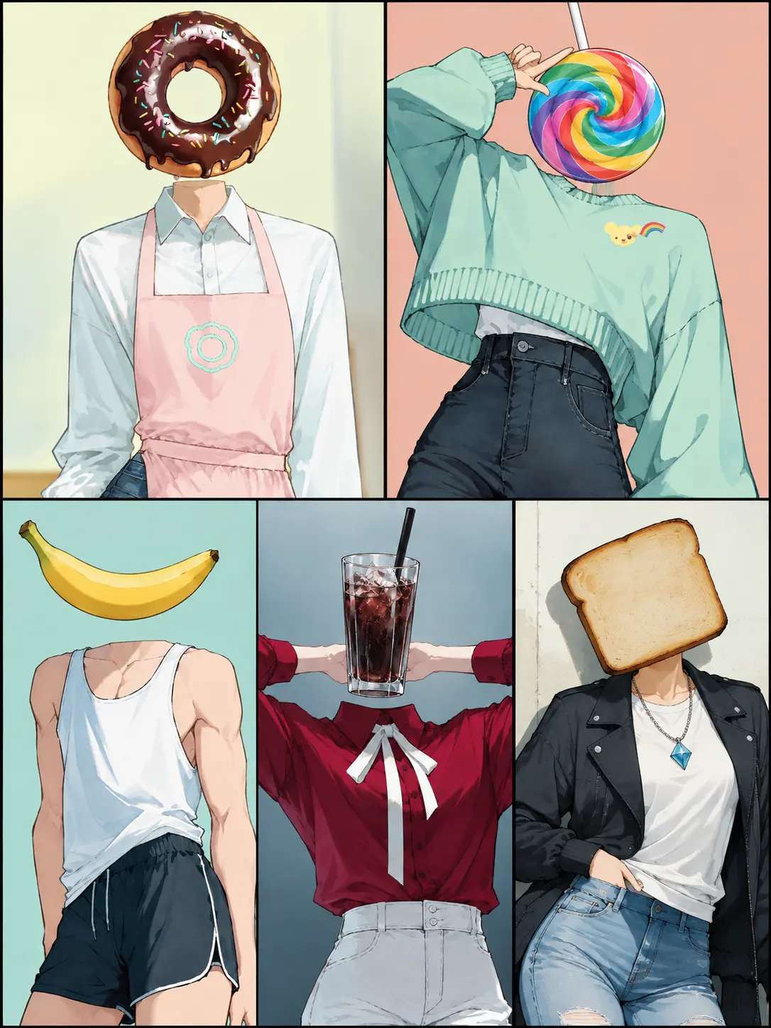 bonobono_0311의 Donut┃Lollipop┃Americano┃Banana┃Bread