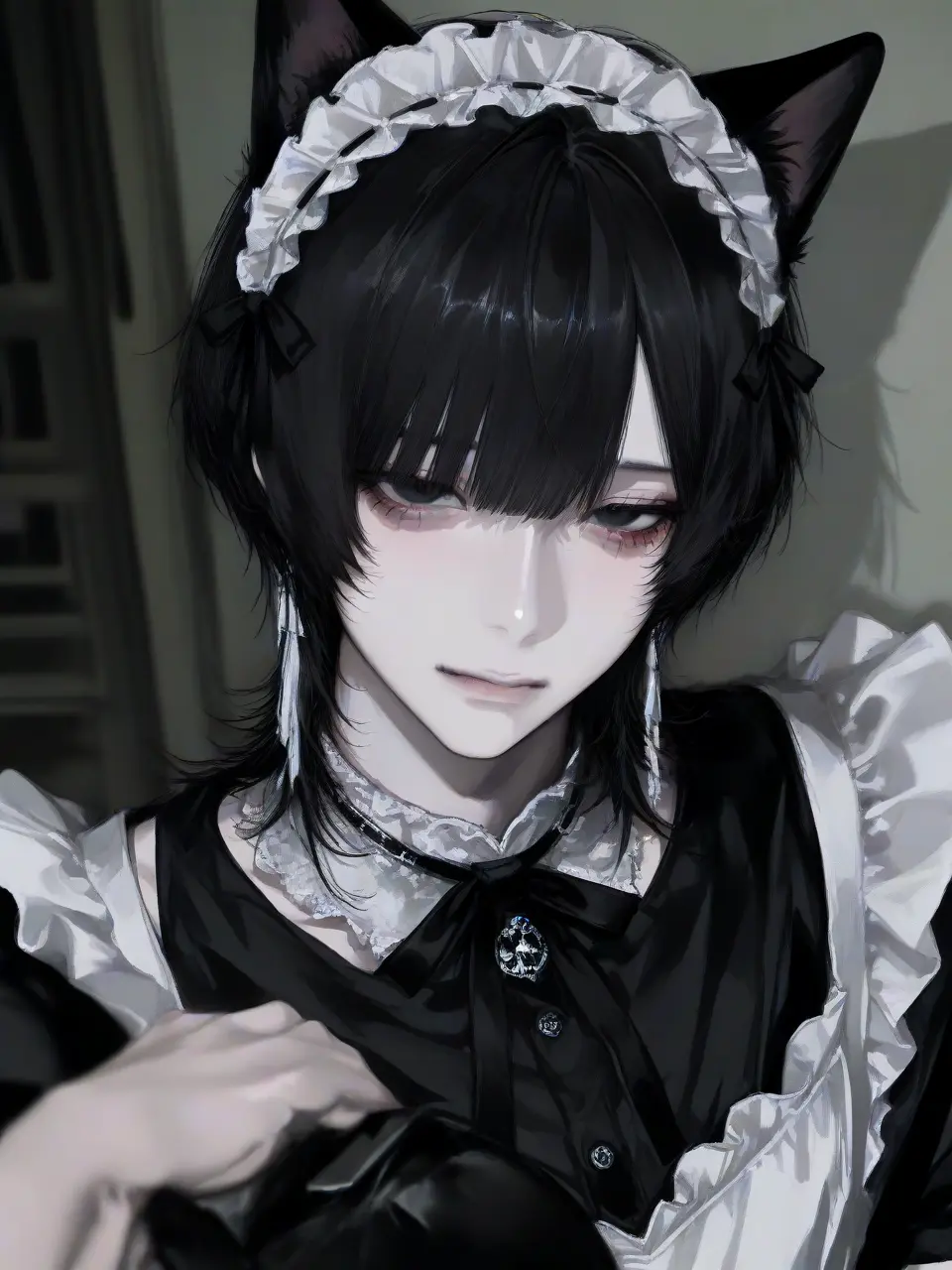 lolzzzzqzz의 Me, a Cat-Ear Maid? Huh?