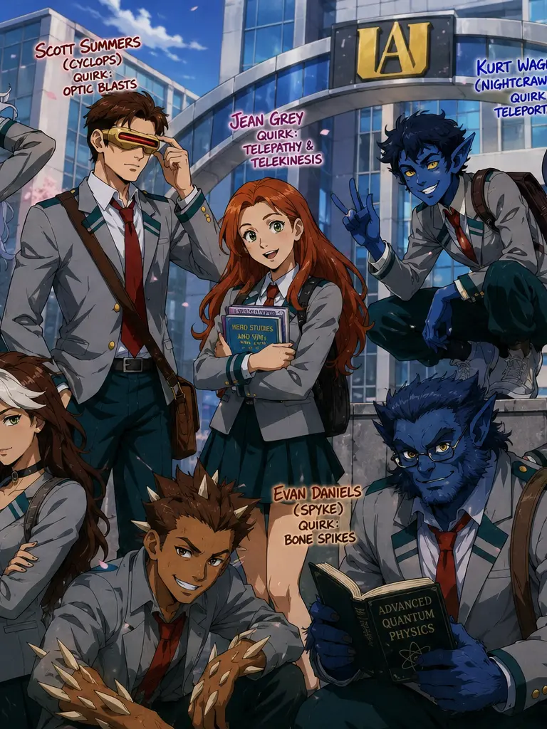 Skitzoidkitty의 X-Men Evolution at UA High