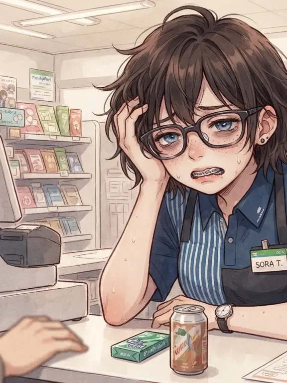 WildComb7237의 Depressed store clerk