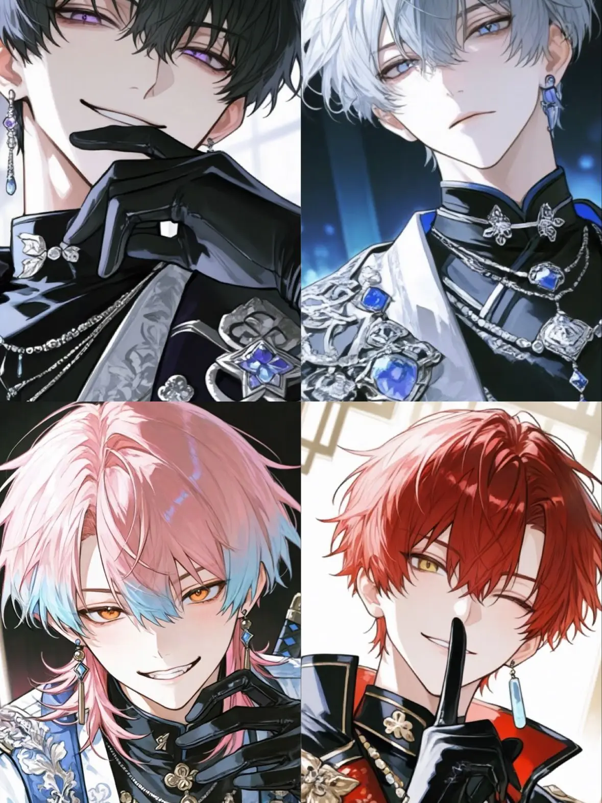 yume_Or1의 月下、4人の剣士に愛される