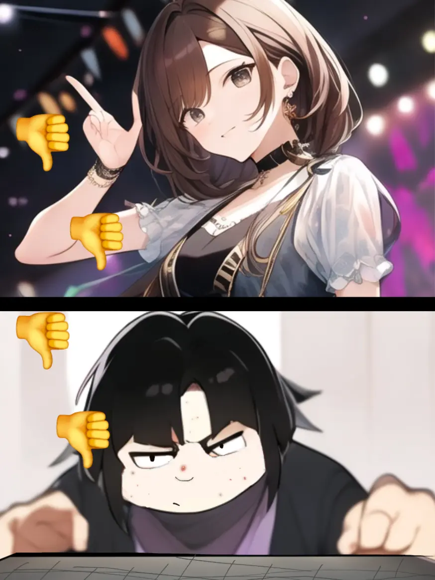 tangerinenom의 아이돌과 악플러 친구