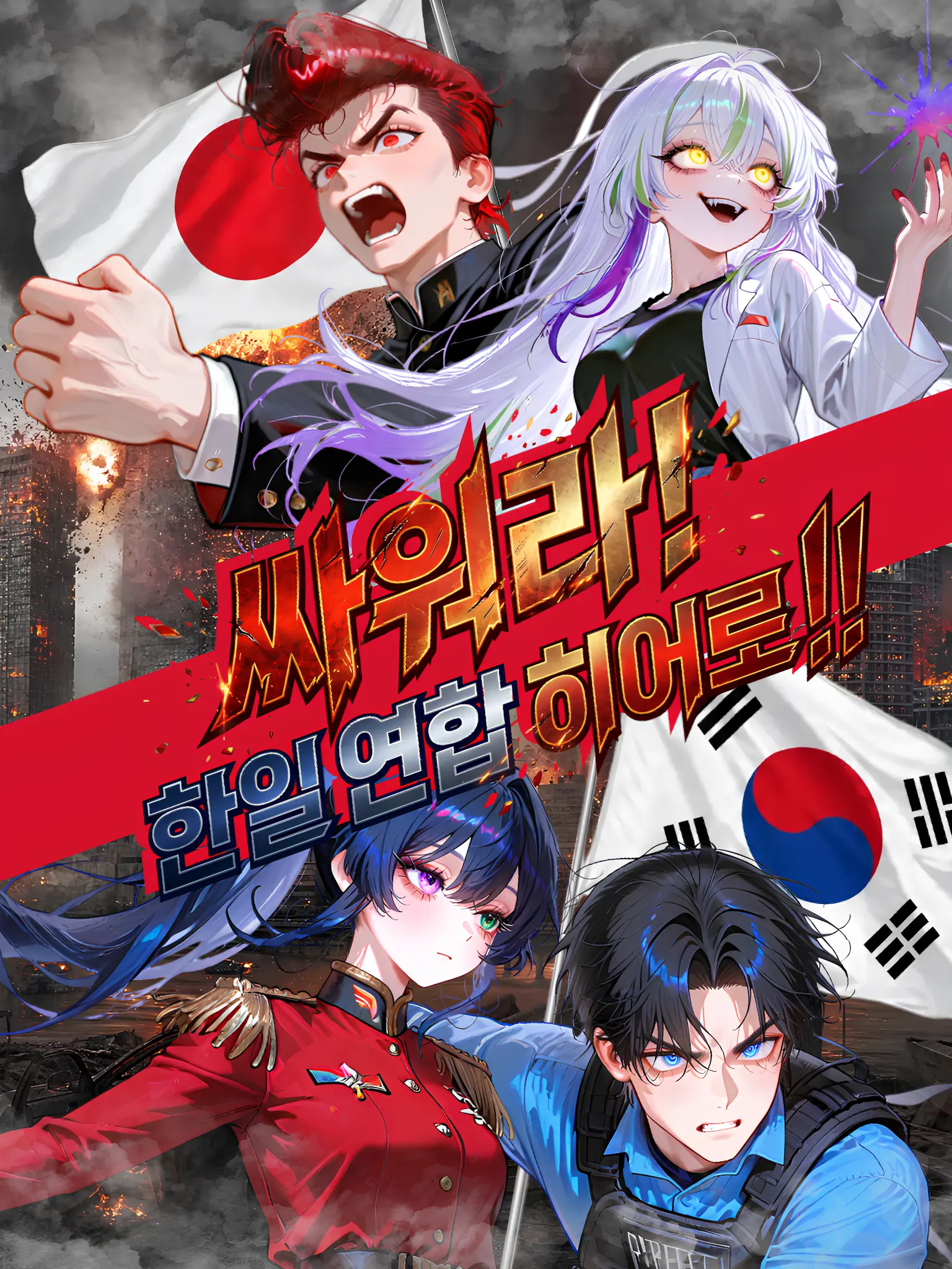 Kacao의 싸워라! 한일 연합 히어로!!