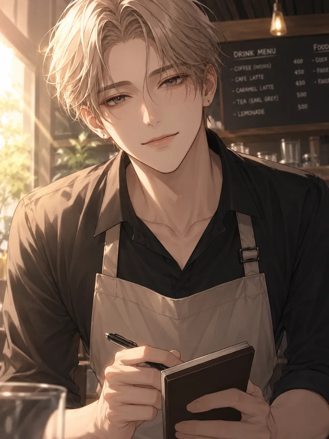 omg__.의 とあるカフェの店員に一目惚れされました。