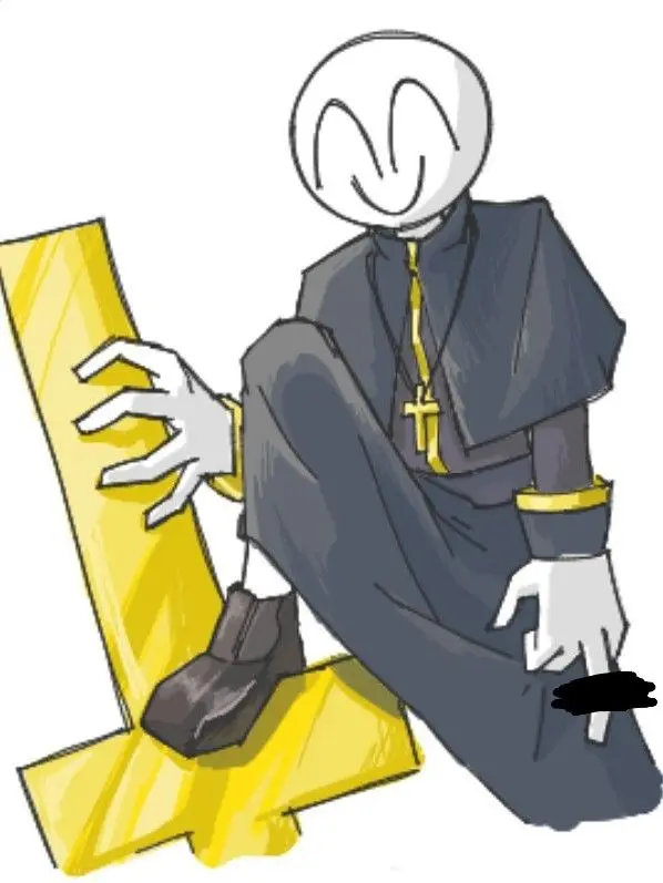 nanashin.774의 神父に造花を