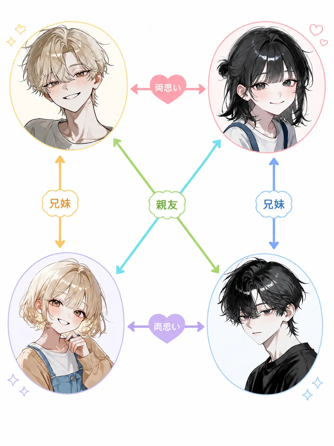 tokota0802의 両片思いだけど、兄妹で、親友です。