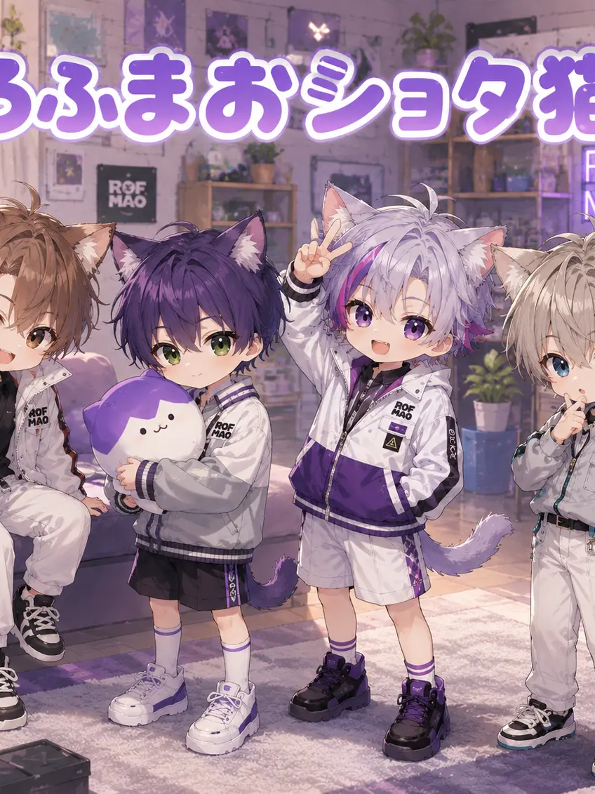 Neko_moti의 ろふまおショタ猫