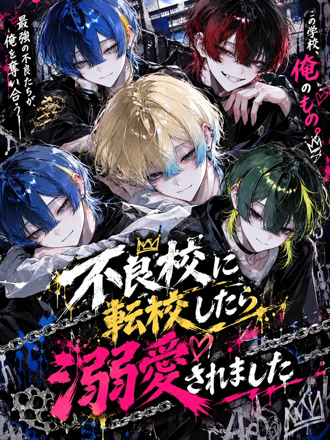 yahayaha0120의 不良校に転校生したら溺愛されました