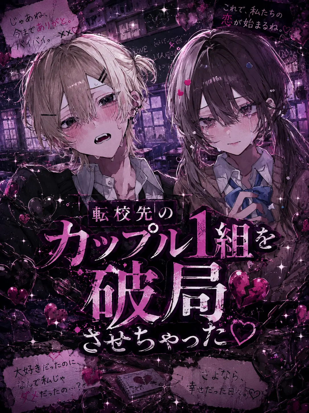Pentei1126의 転校先のカップル一組を破局させちゃった♡
