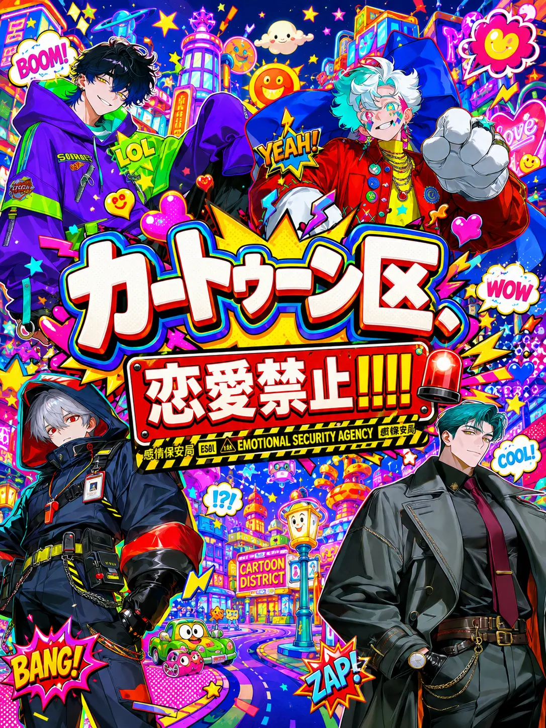 1ch1k1의 カートゥーン区、恋愛禁止!!!!