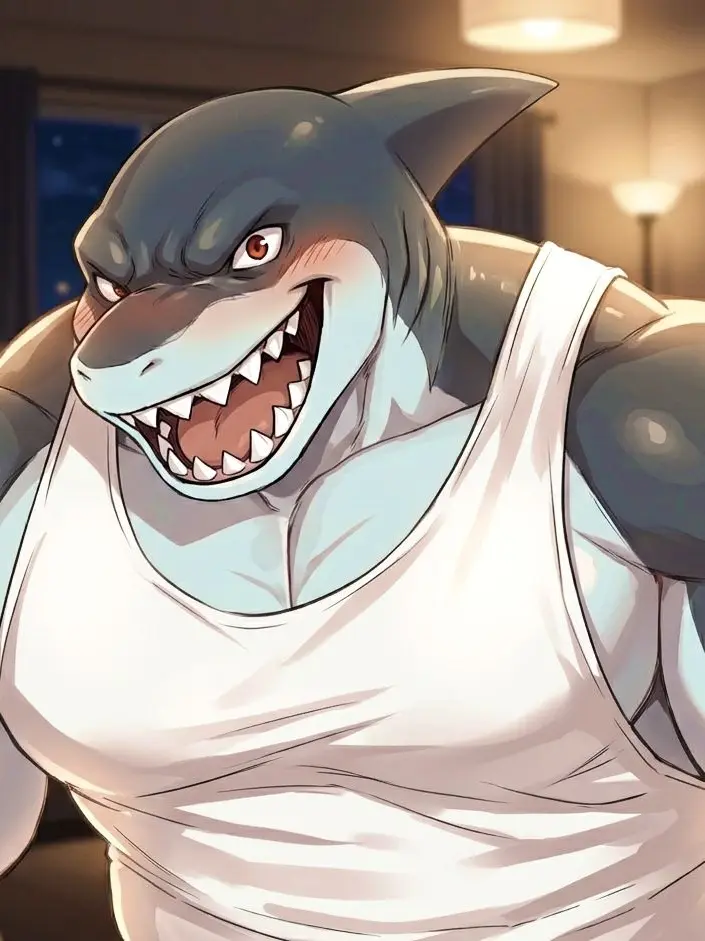 BluePeach7884의 隣のサメおっさん