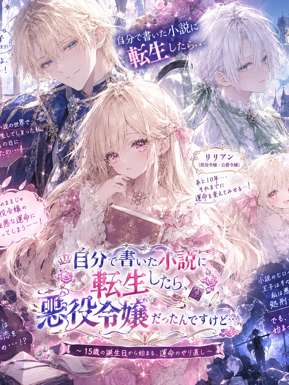OliveDog2354의 自分で書いた小説に転生したら､､､