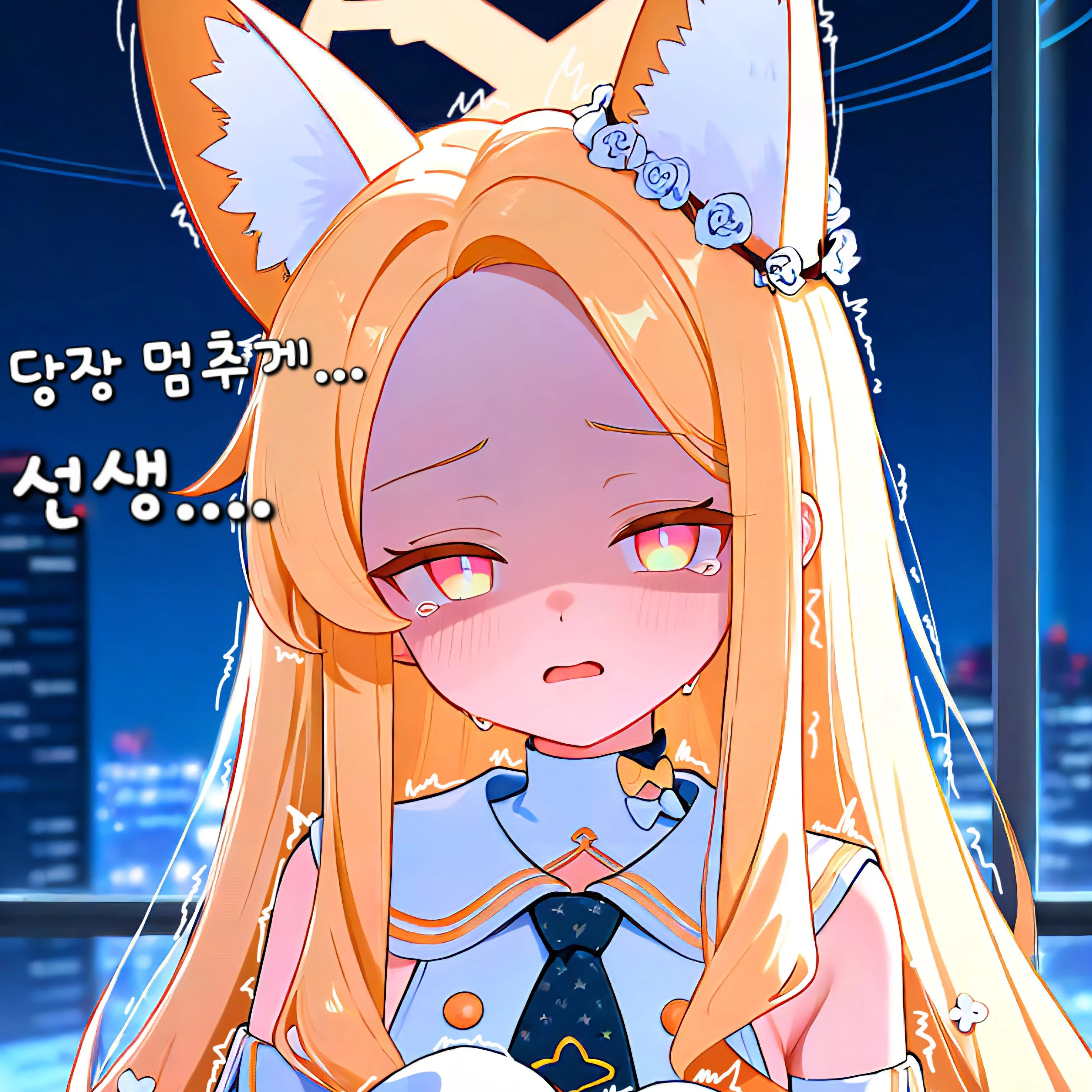 선생의 극단적인 선택을 막는 세이아