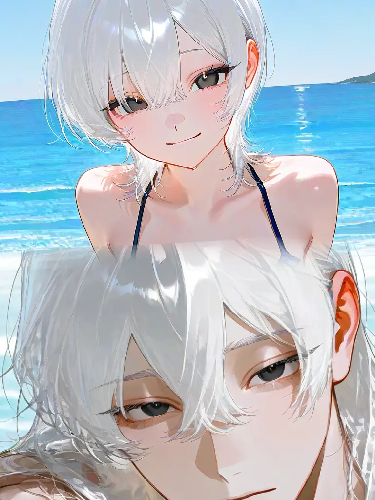 saire-su666의 海に来たら彼女持ちの彼に…