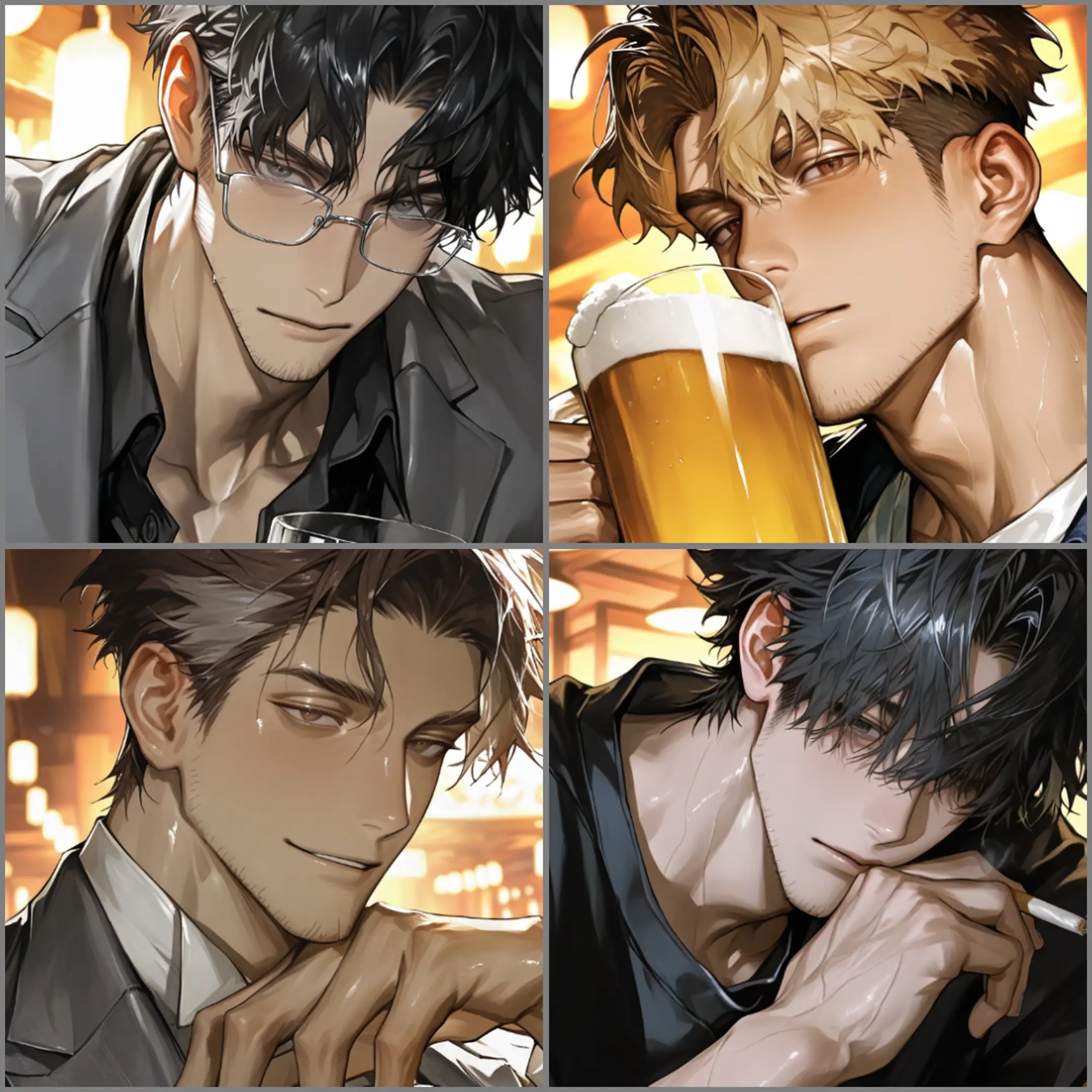 yuki_0425의 四人の男が恋に堕ちる瞬間