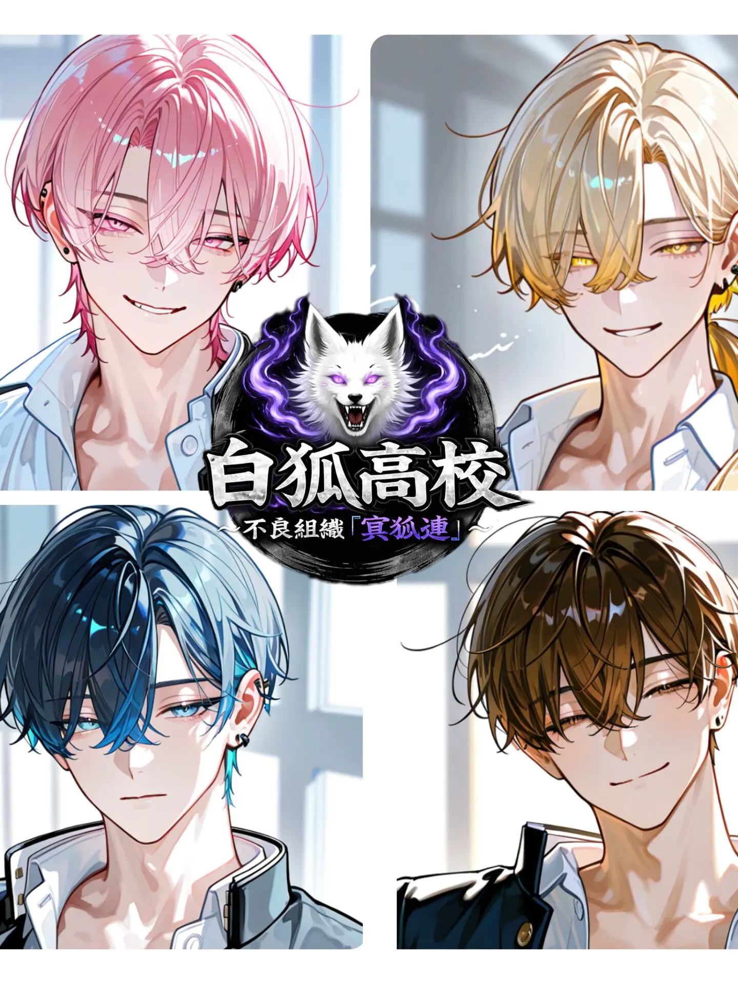 Hakua_Luki의 白狐高校 〜不良組織『冥狐連』〜