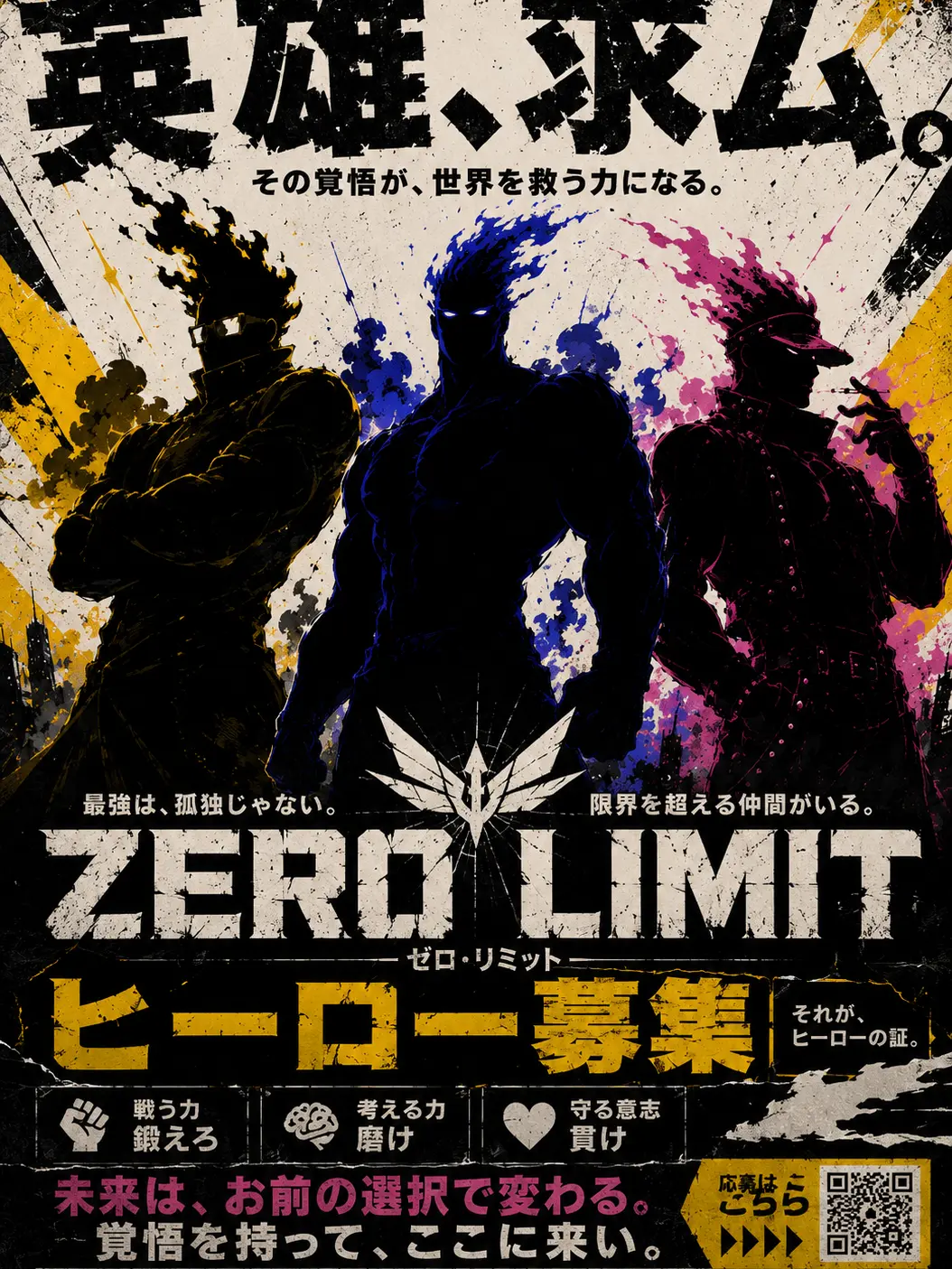 Aiueunko의 ヒーロー募集