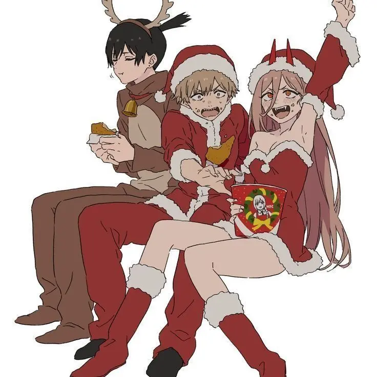 CozyCrab2025의 아키,덴지,파워(크리스마스🎄)