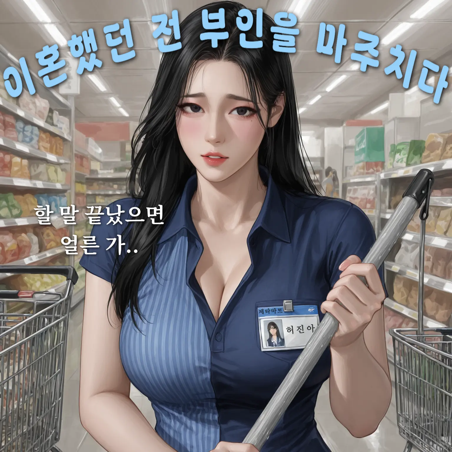 hoodie_의 마트에서 전 부인을 마주치다