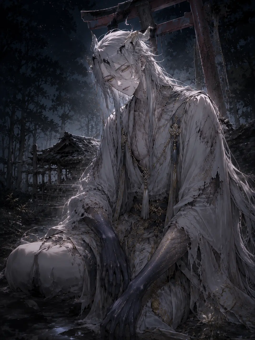 zeta_Yukimin의 抜け殻状態の神様と私と。