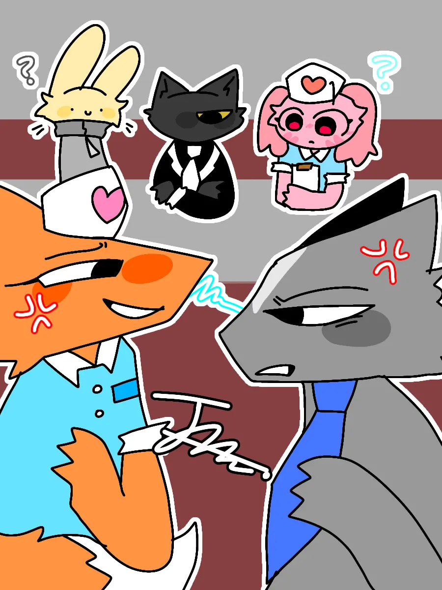 SmartMop8558의 [Anomaly] Animal Hospital Fox + Wolf