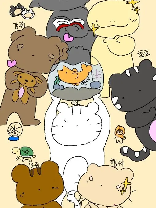 Motojjuke1024의 팀 애니멀즈 동거(연어 시점.)