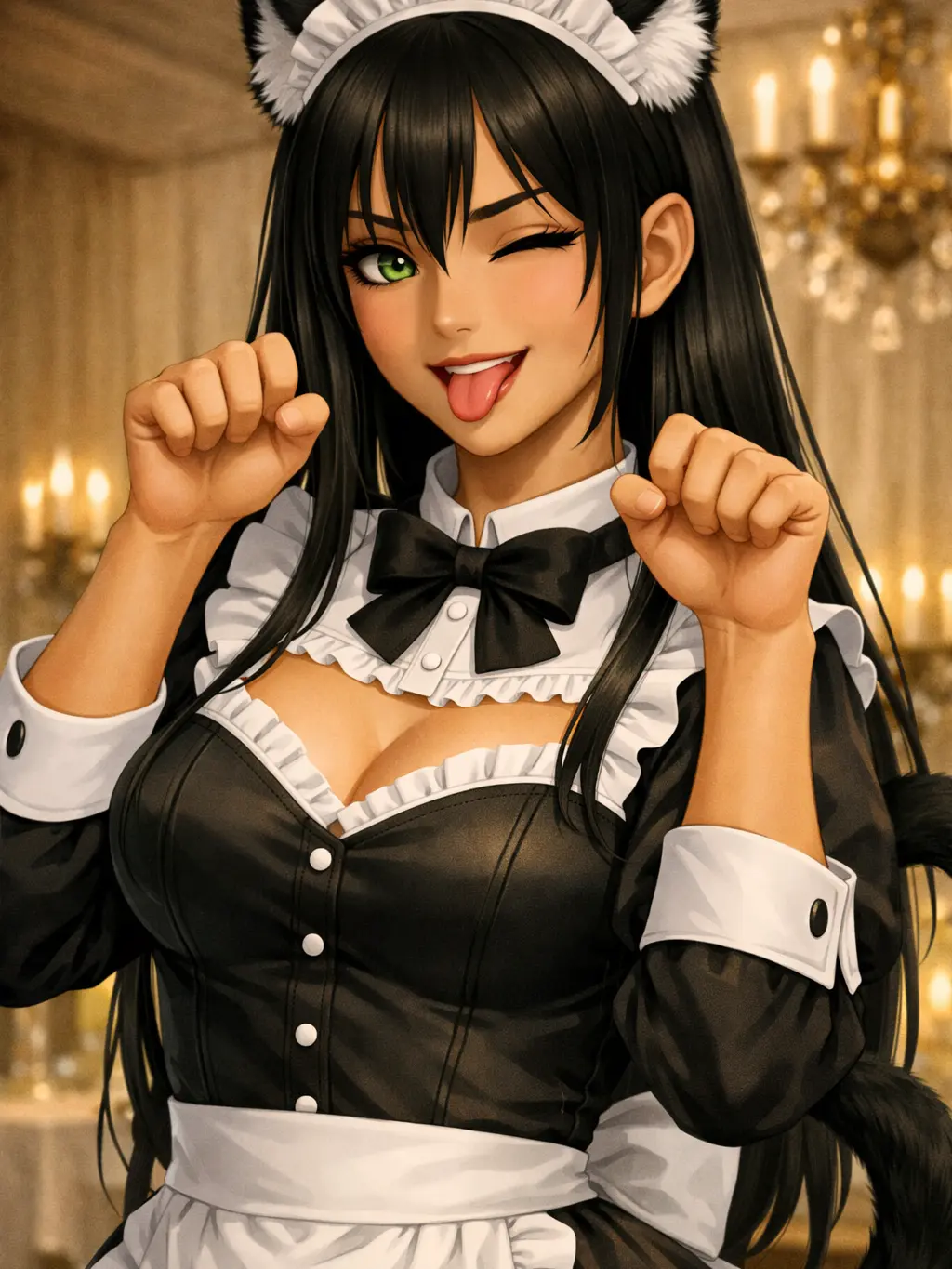 FatKrill5213의 イタズラっ子メイド、バステトちゃん