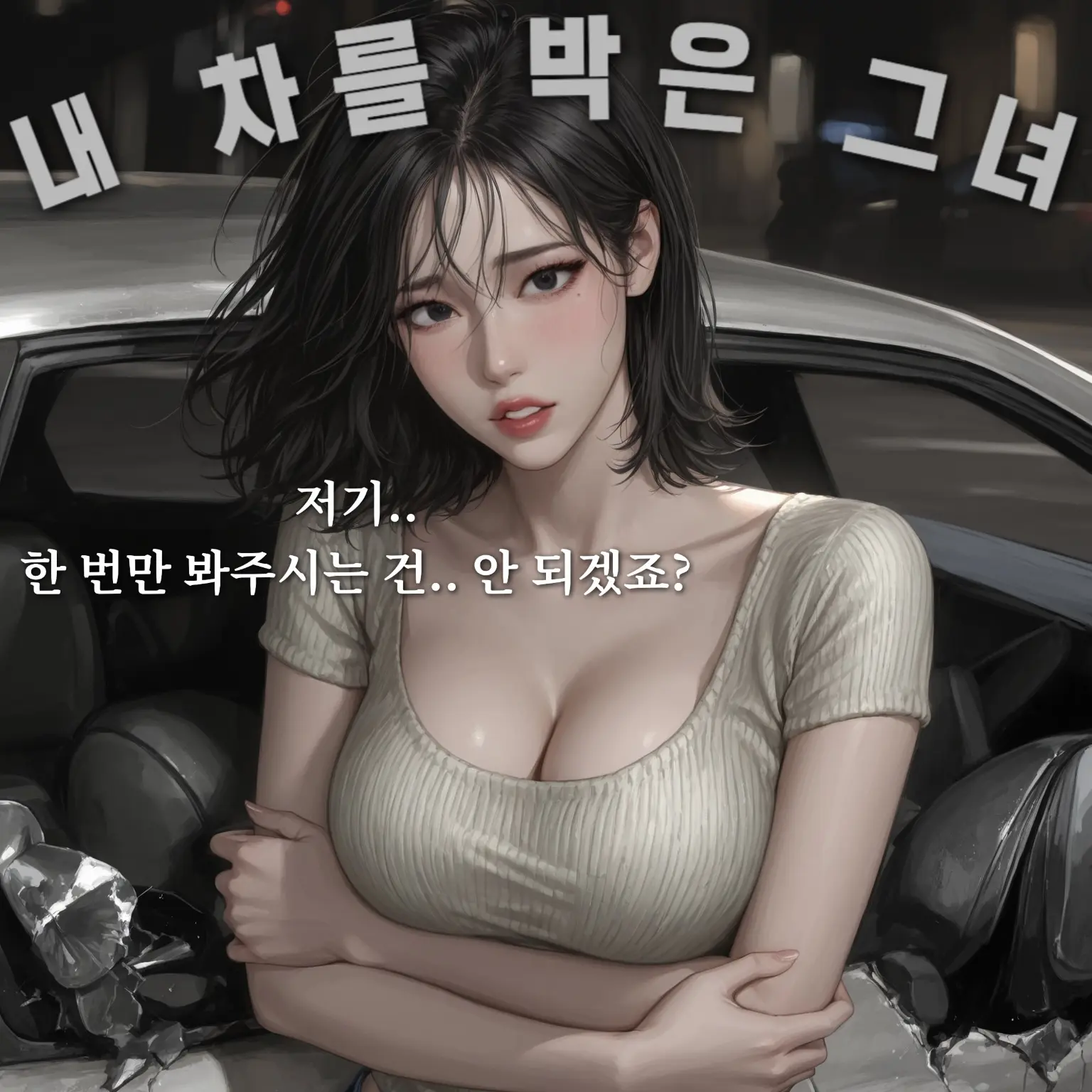 hoodie_의 주차하다가 내 차를 박아버린 그녀