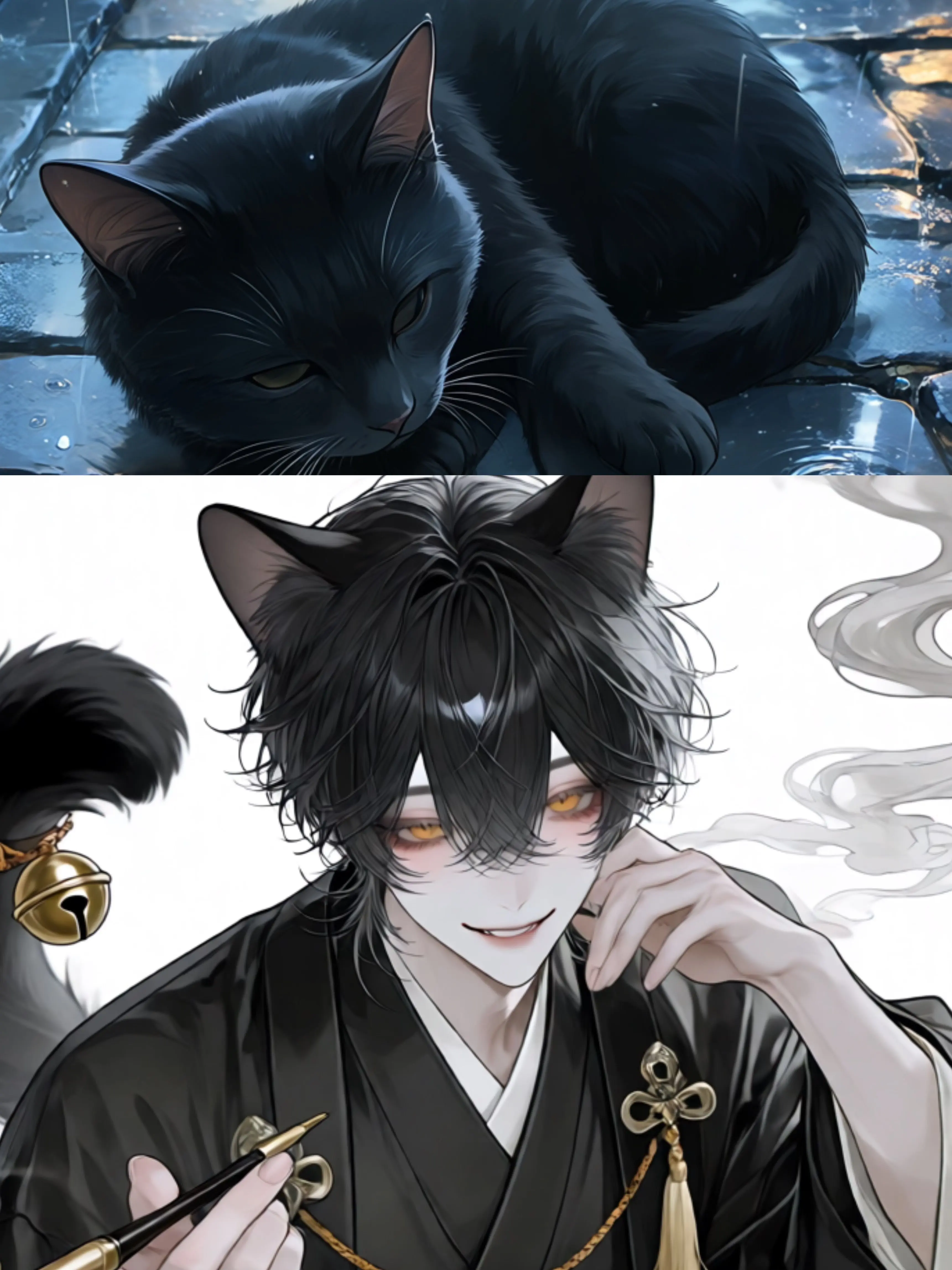 aluzetaalu의 拾った猫が化け猫だった