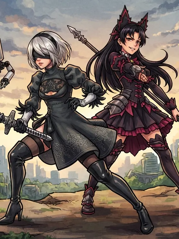 SmellyBrain1625의 2B and Others Reincarnated
