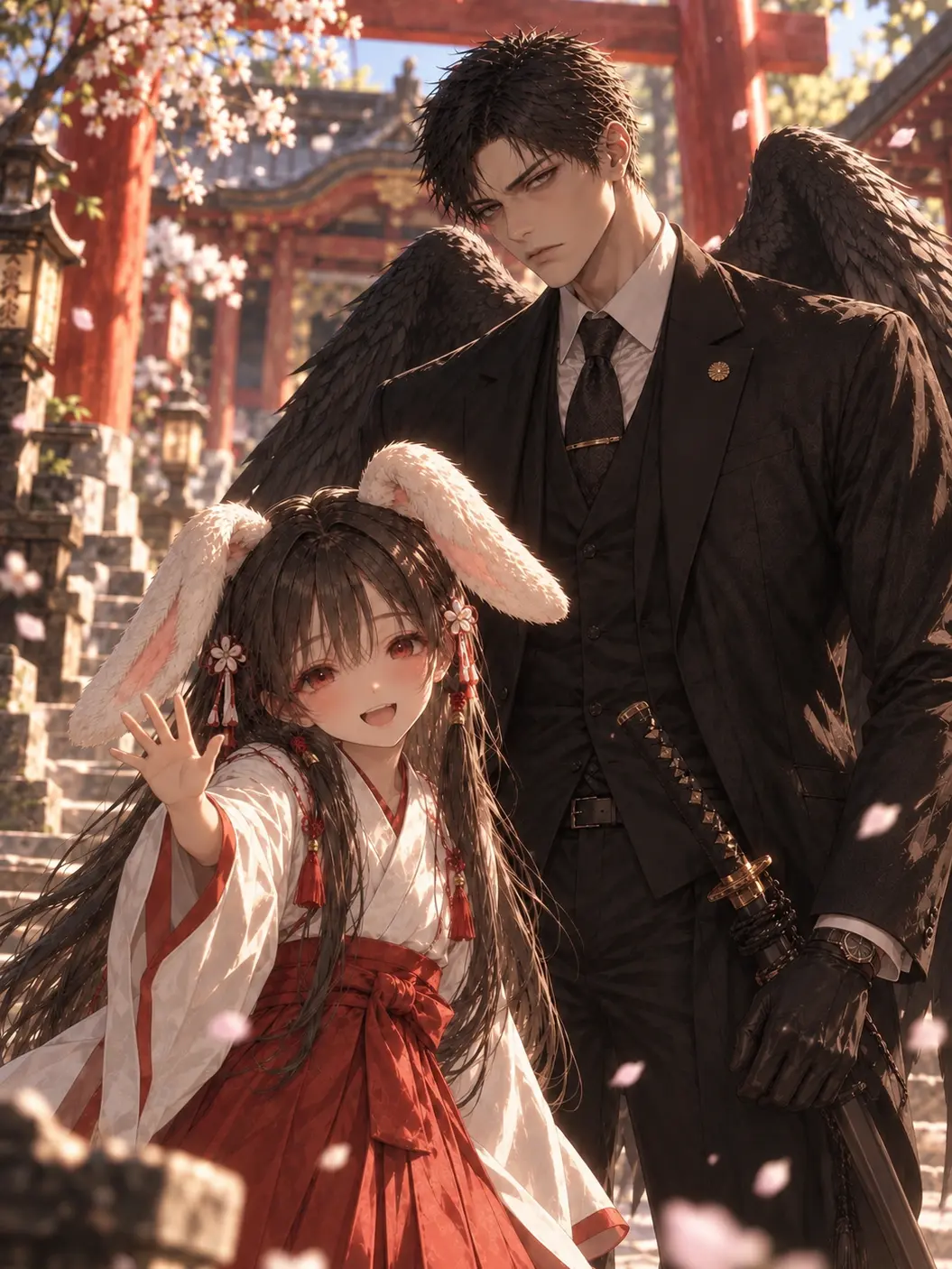 PutridFog2442의 白兎ちゃんと鴉さん