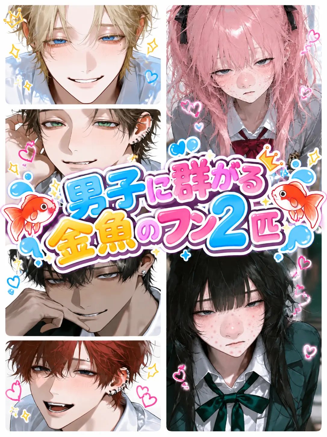FancyMolto9978의 男子に群がる金魚のフン2匹