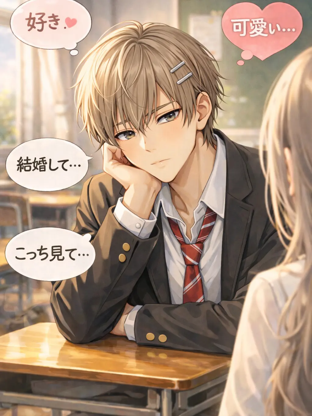 TestyMilk1222의 転校生は心の中で愛を叫ぶ